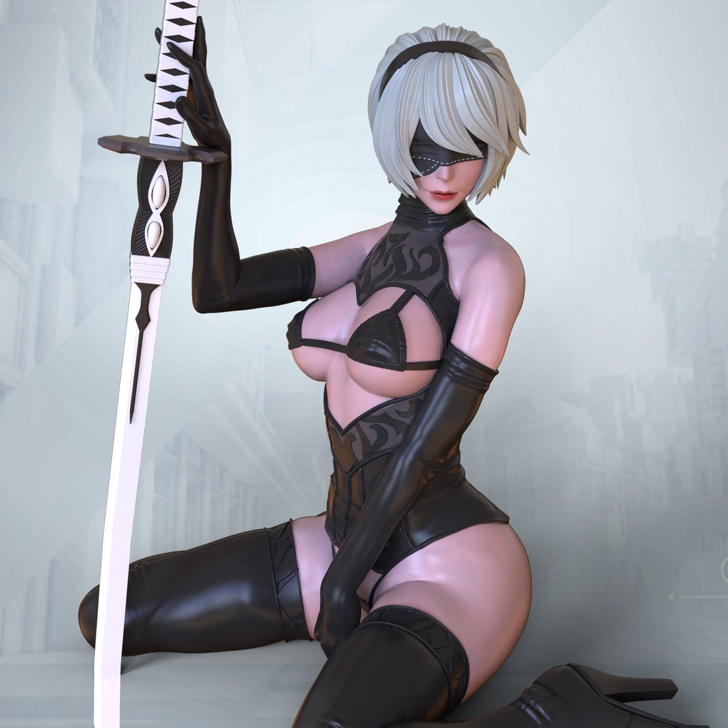 1233 2B NSFW - NIER AUTOMATA - STL 3D Print Files