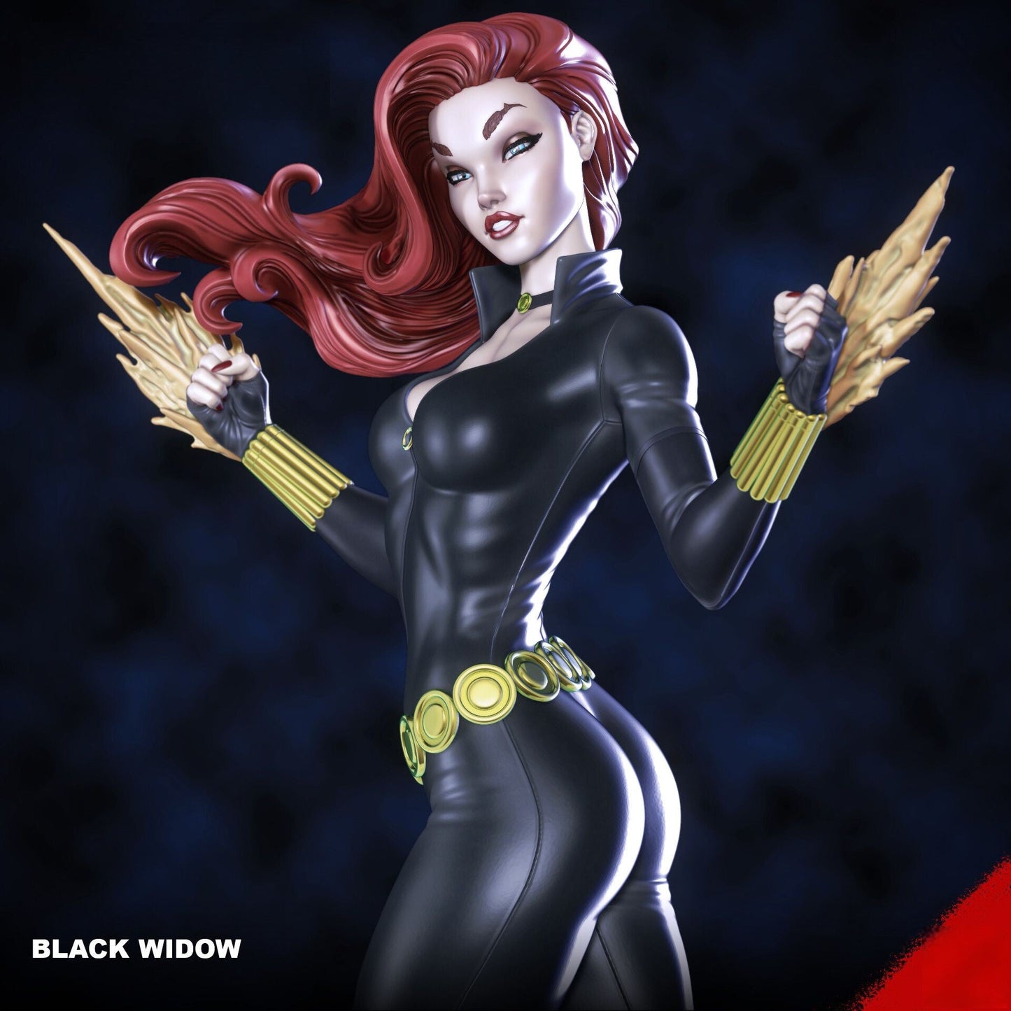 Black Widow Comic NSFW - STL 3D Print Files