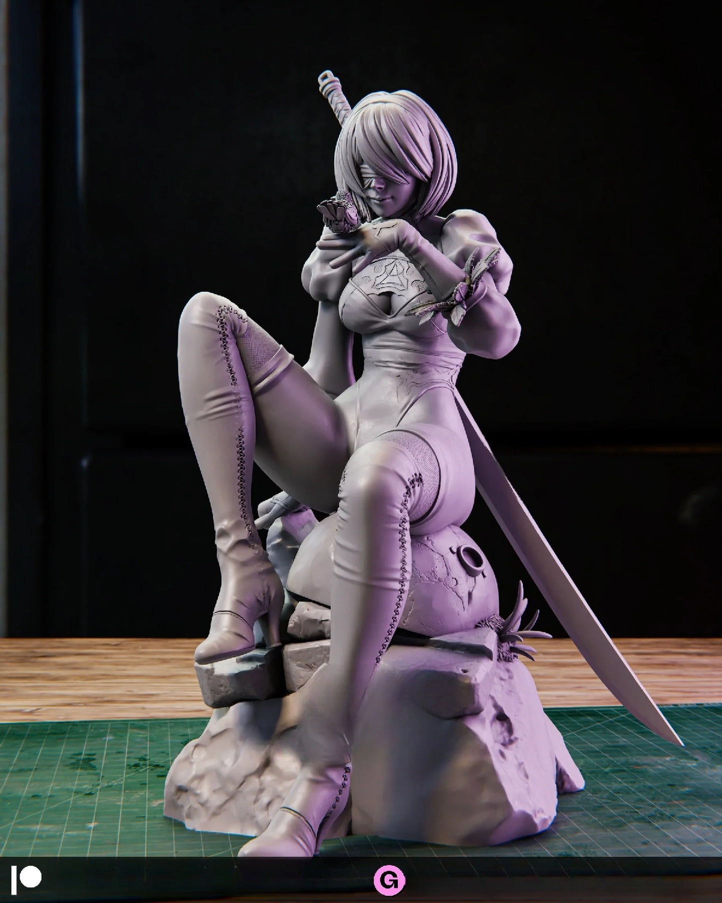 1264 2B - Nier: Automata - STL 3D Print Files