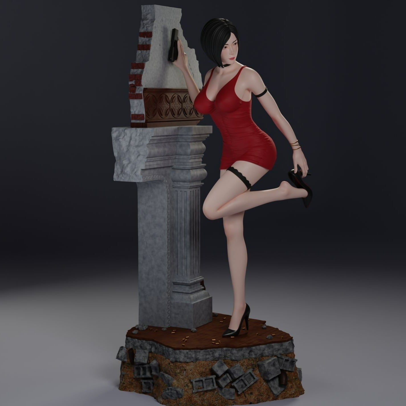 Ada Wong NSFW - Resident Evil - STL 3D Print Files