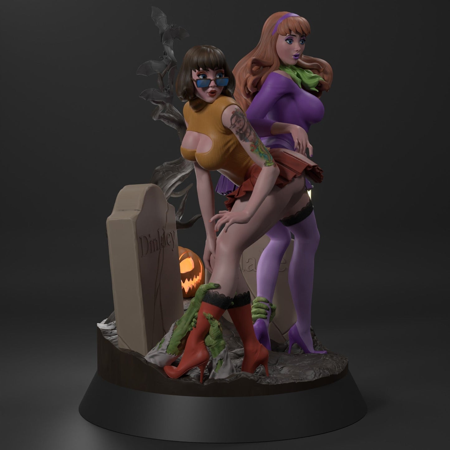 Daphne and Velma NSFW - Scooby-Doo  - STL 3D Print Files