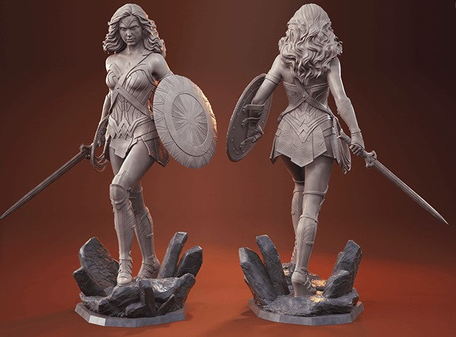 1402 Wonder Woman Gal Gadot - STL 3D Print Files