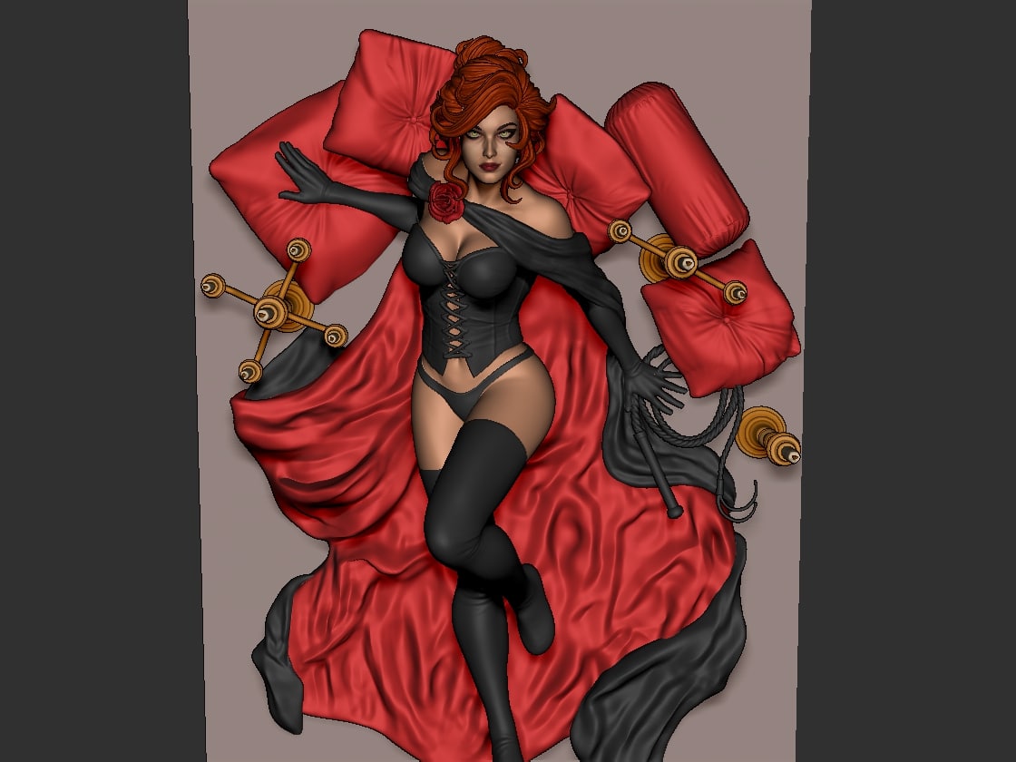 Jean Grey NSFW - Black Queen - STL 3D Print Files