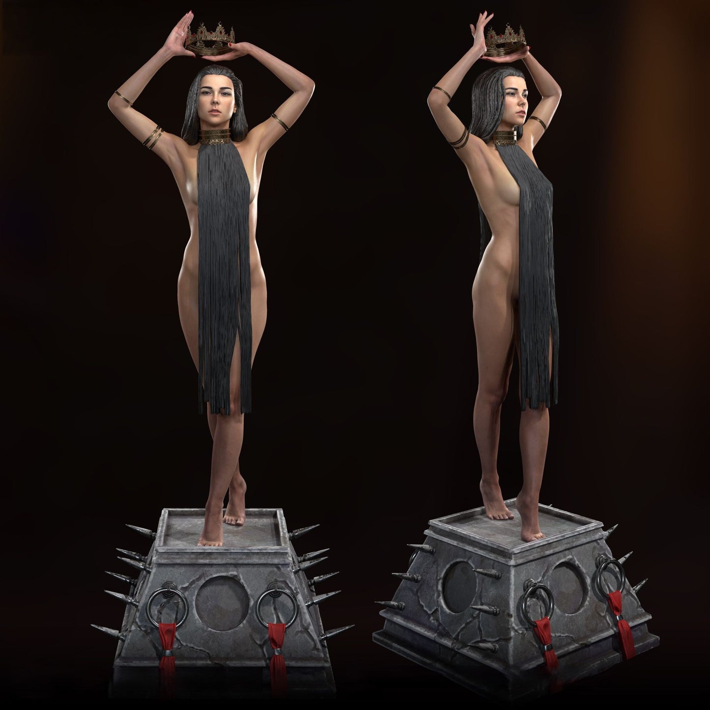 Nude Lady NSFW - STL 3D Print Files