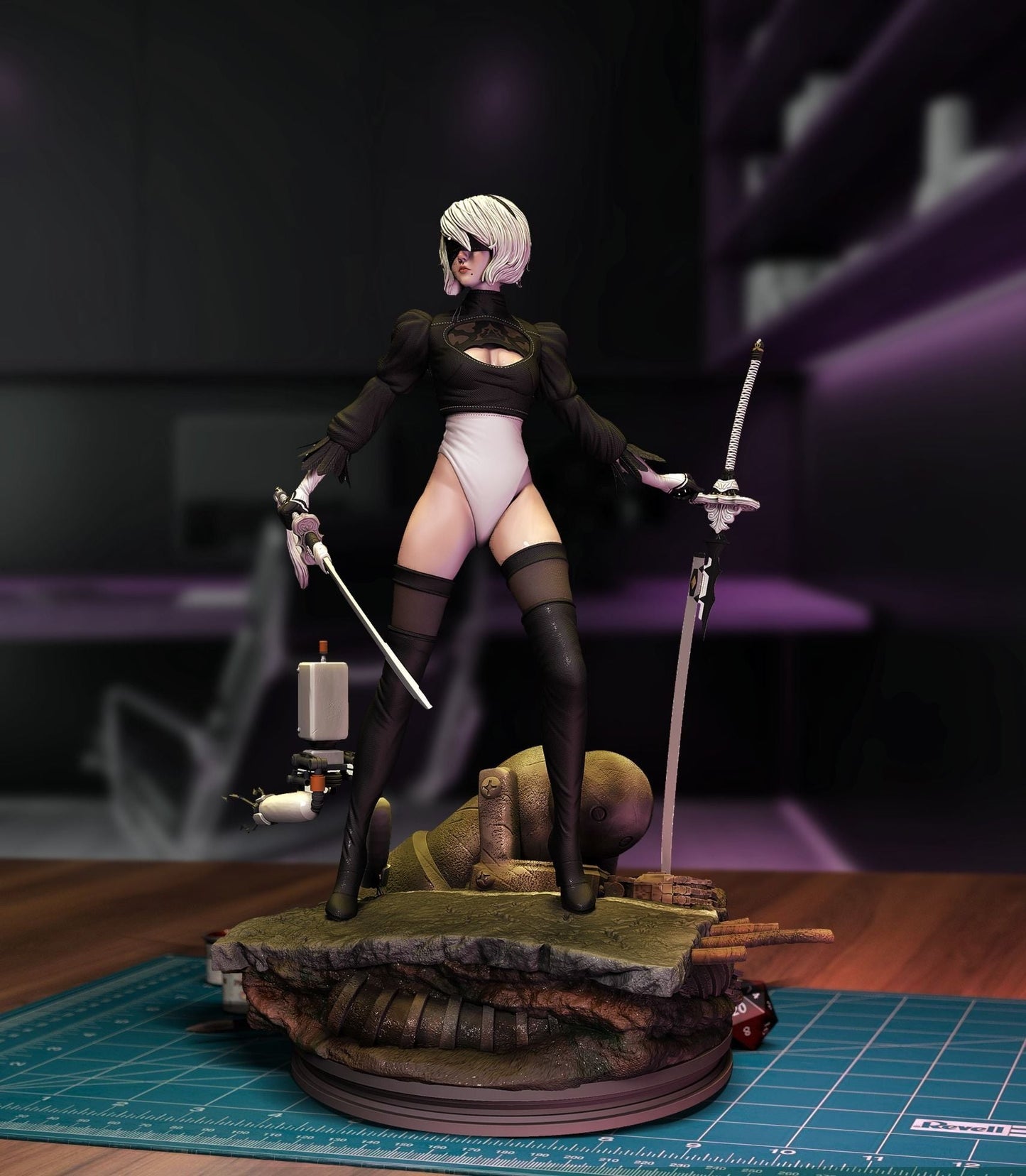 1248 2B - Nier Automata - STL 3D Print Files