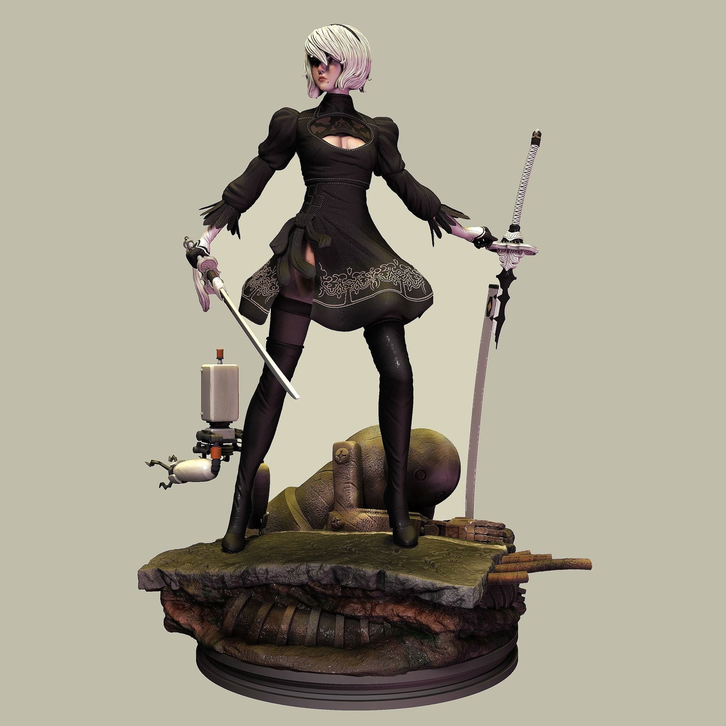 1248 2B - Nier Automata - STL 3D Print Files