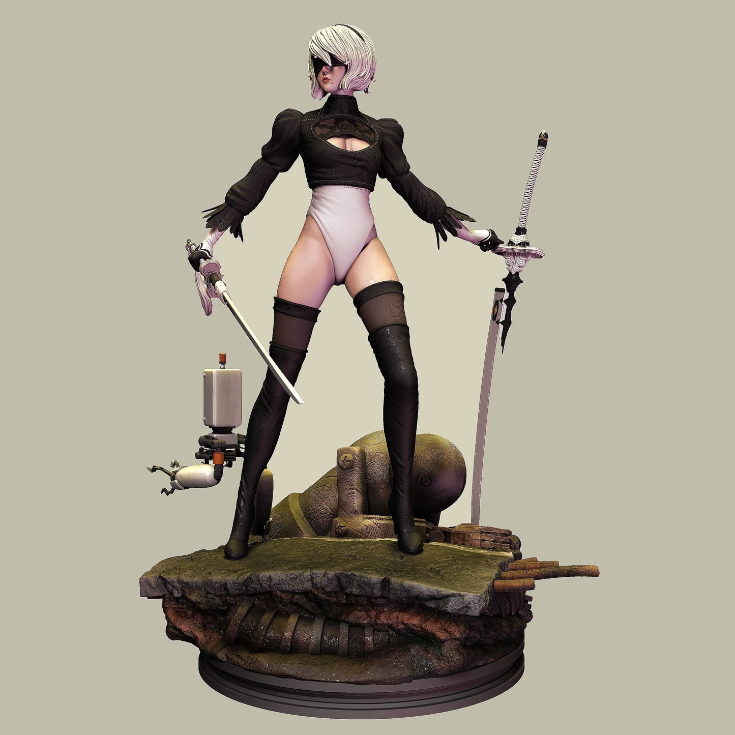 1248 2B - Nier Automata - STL 3D Print Files