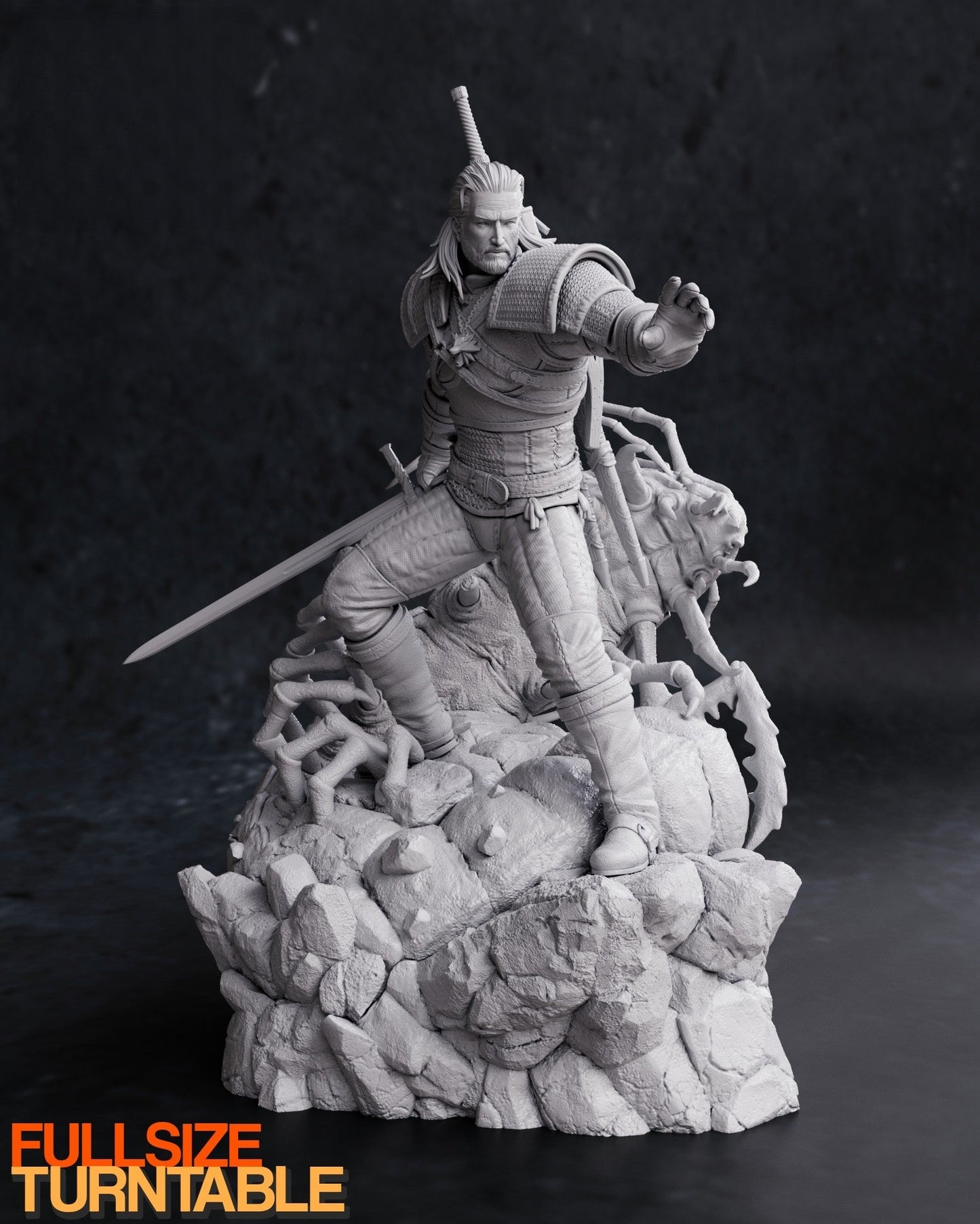 1581 Geralt - The Witcher - STL 3D Print Files