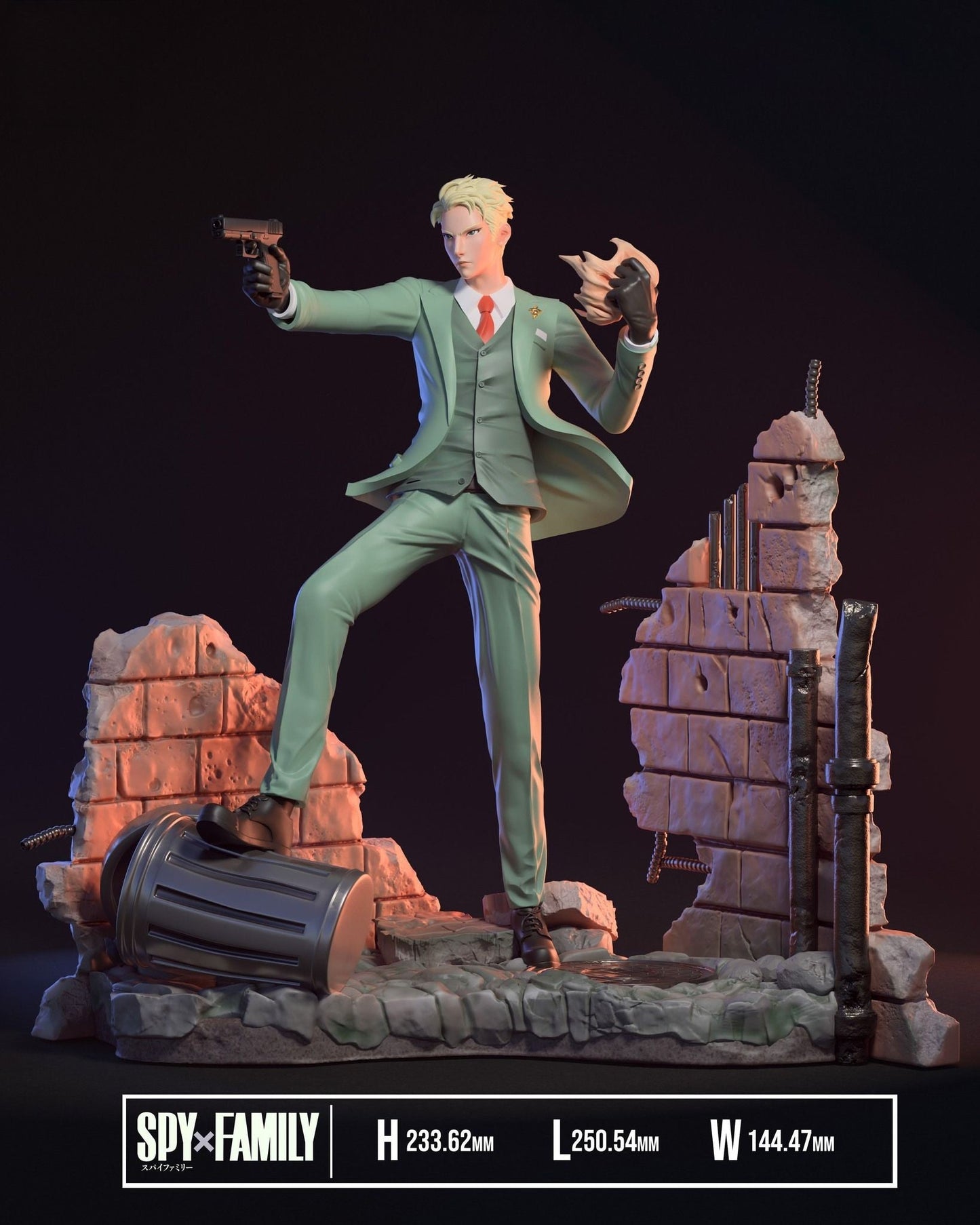 1228 Loid Forger - Spy X Family - STL 3D Print Files