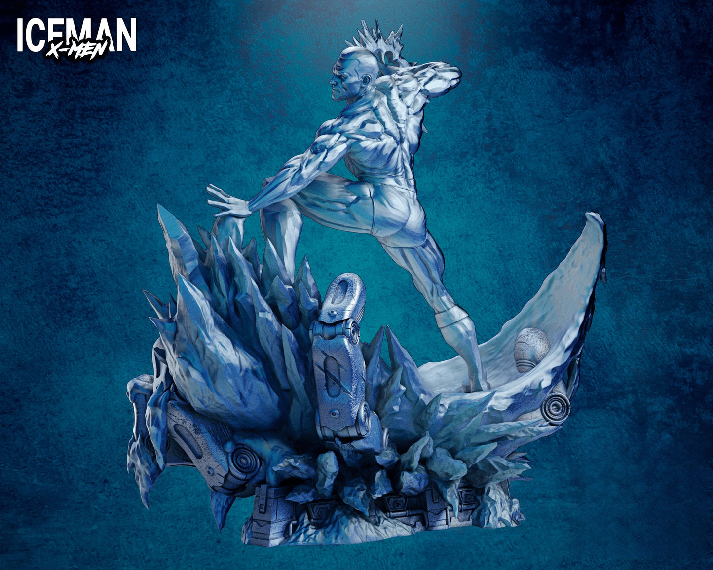 Iceman - X-men - STL 3D Print Files