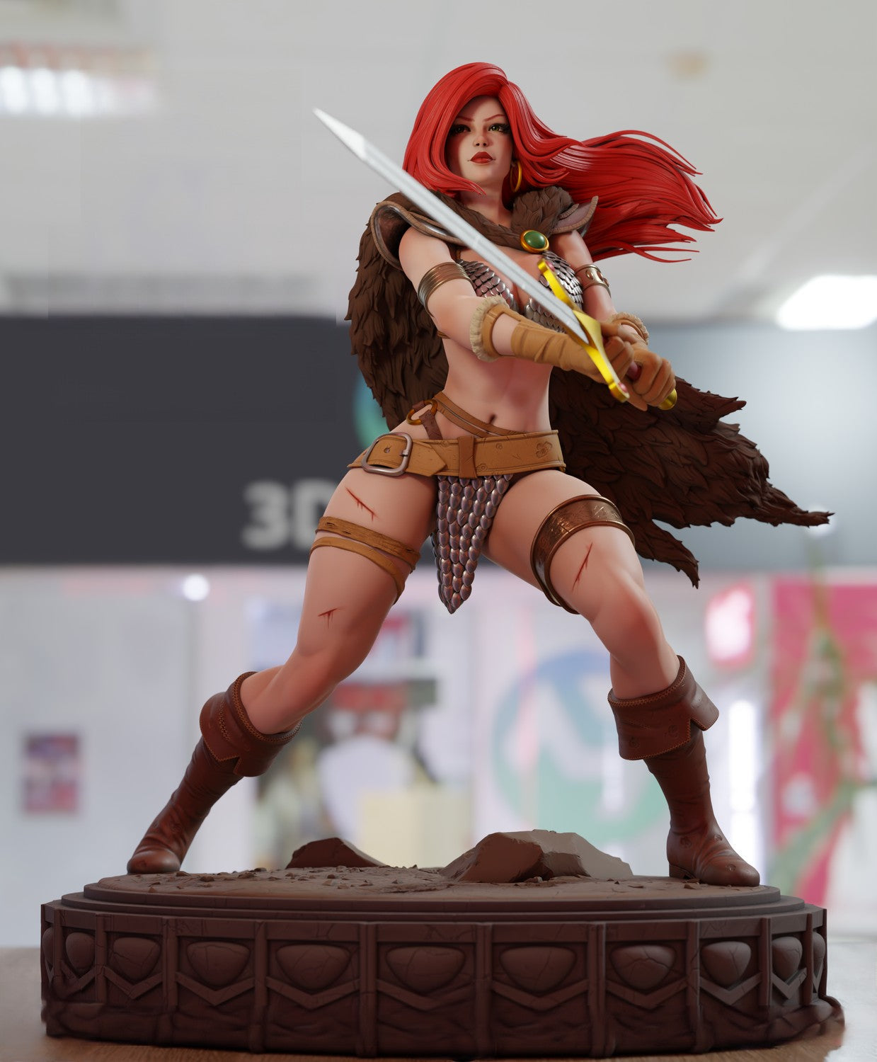 1357 Red Sonja NSFW - Marvel Comics - STL 3D Print Files