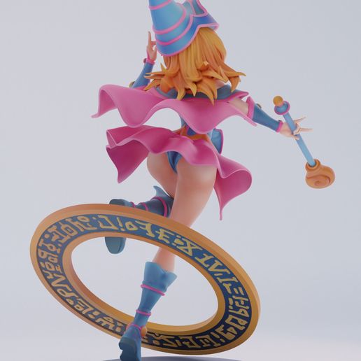 Dark Magician Girl - Yu-Gi-Oh! - STL 3D Print Files