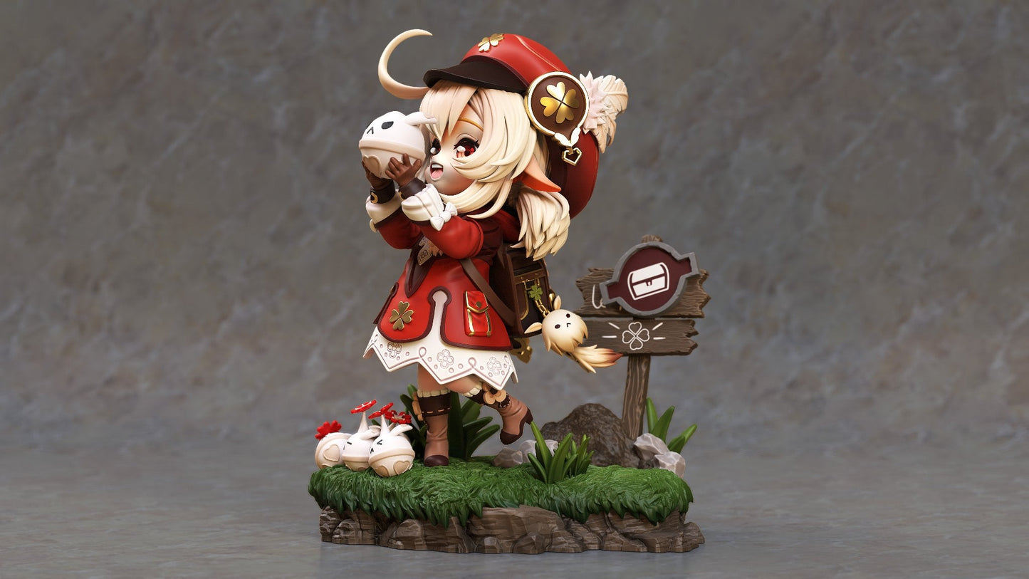 Chibi Klee - Genshin Impact - STL 3D Print Files