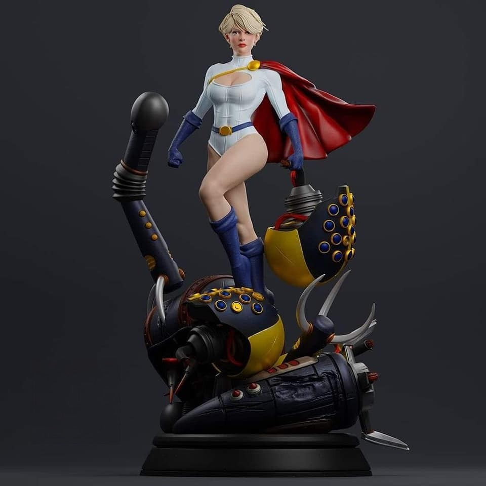 1368 Power Girl - DC Comics - STL 3D Print Files