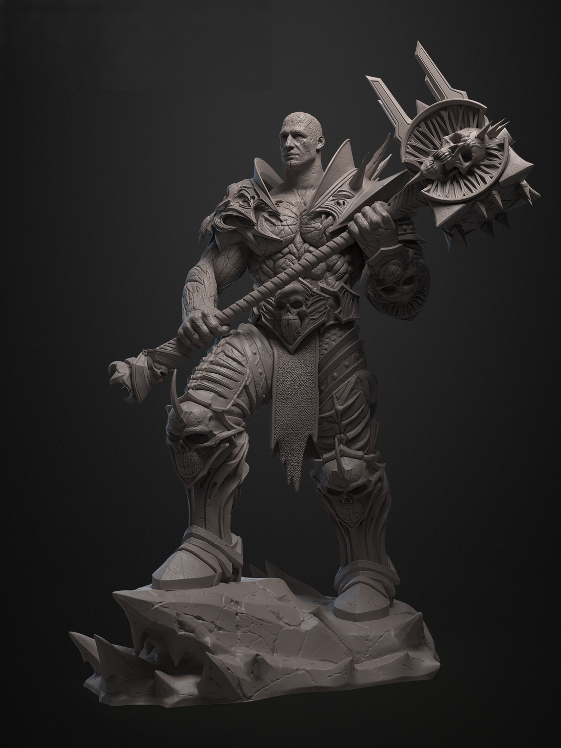 Bolvar Fordragon The Lich King - World of Warcraft - STL 3D Print Files