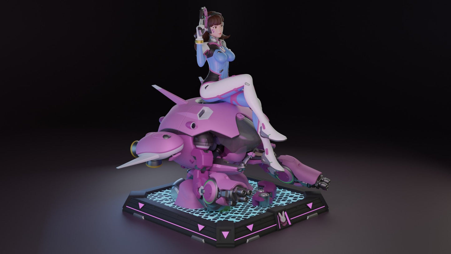 D.Va NSFW - Overwatch  - STL 3D Print Files