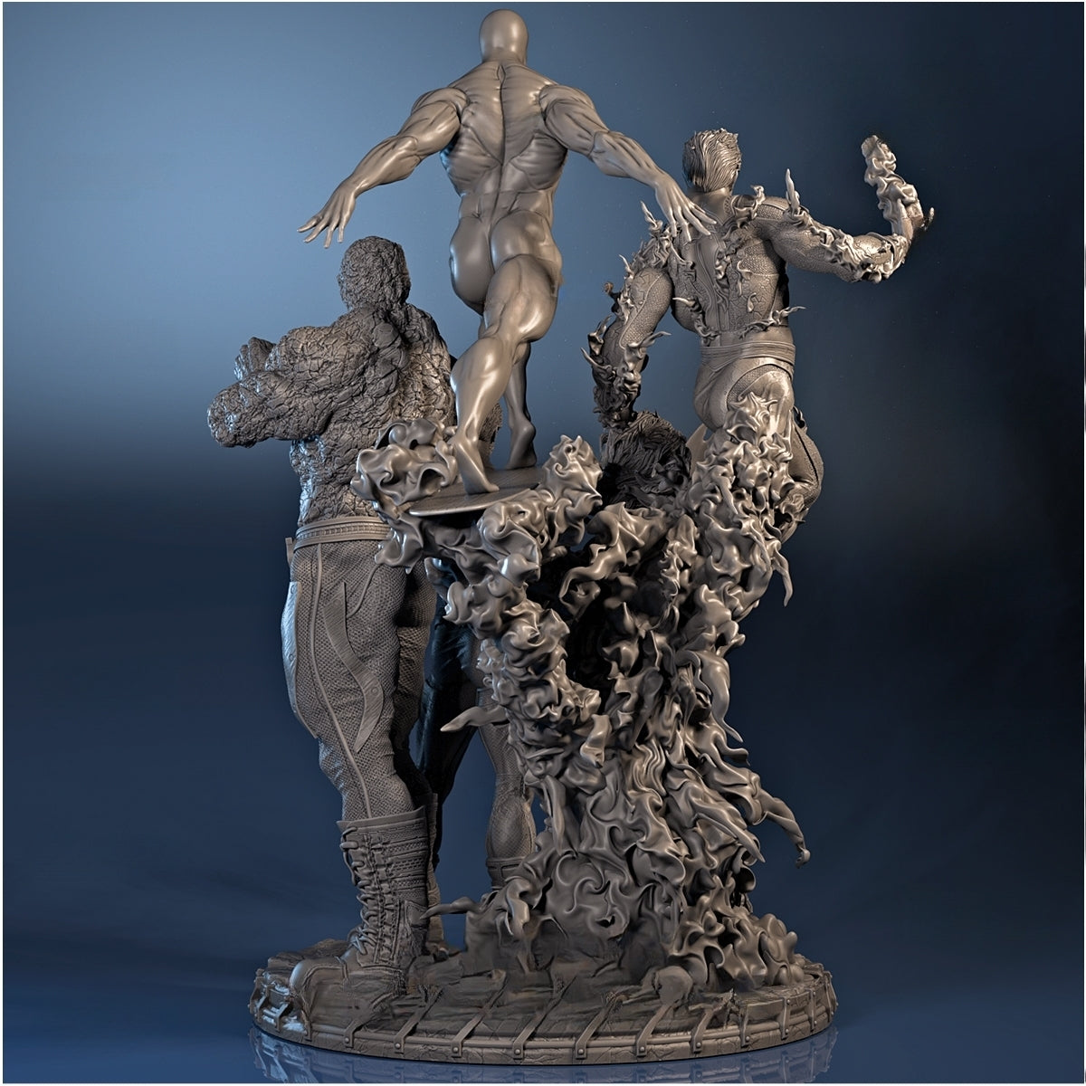 Fantastic 4 Diorama - Marvel Comics - STL 3D Print Files