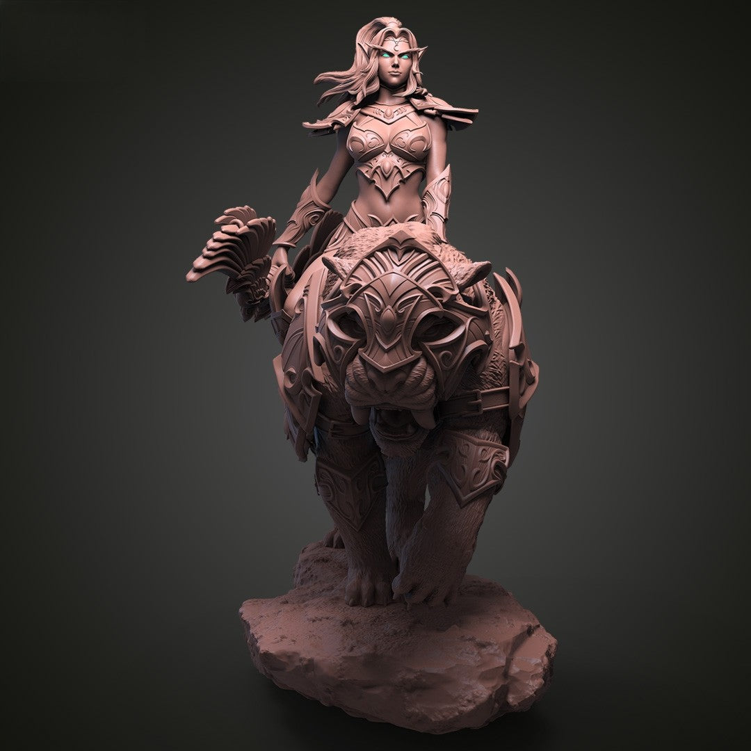 Tyrande and Ashalah - World of Warcraft - STL 3D Print Files