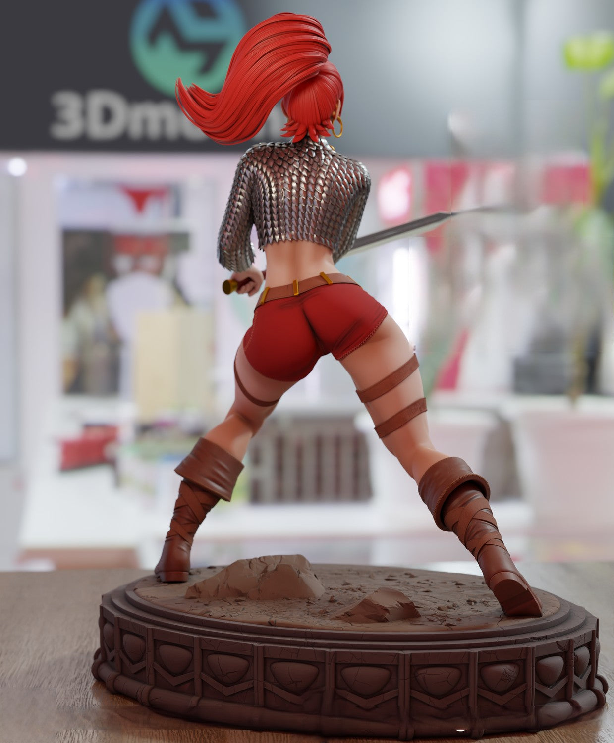 1357 Red Sonja NSFW - Marvel Comics - STL 3D Print Files