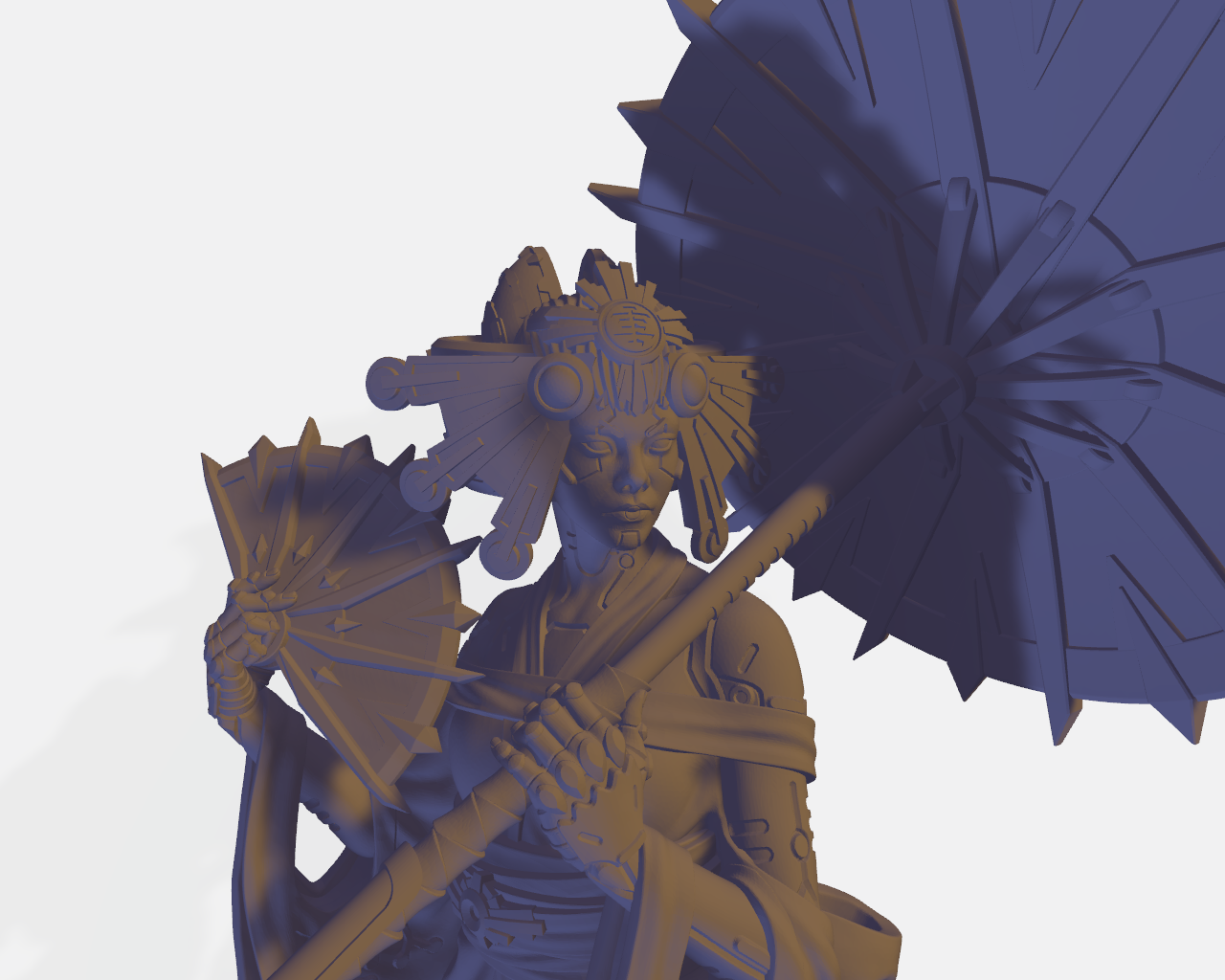 Cyber Geisha - STL 3D Print Files