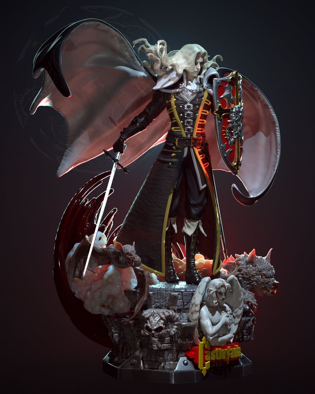 1280 Alucard - Castlevania - STL 3D Print Files