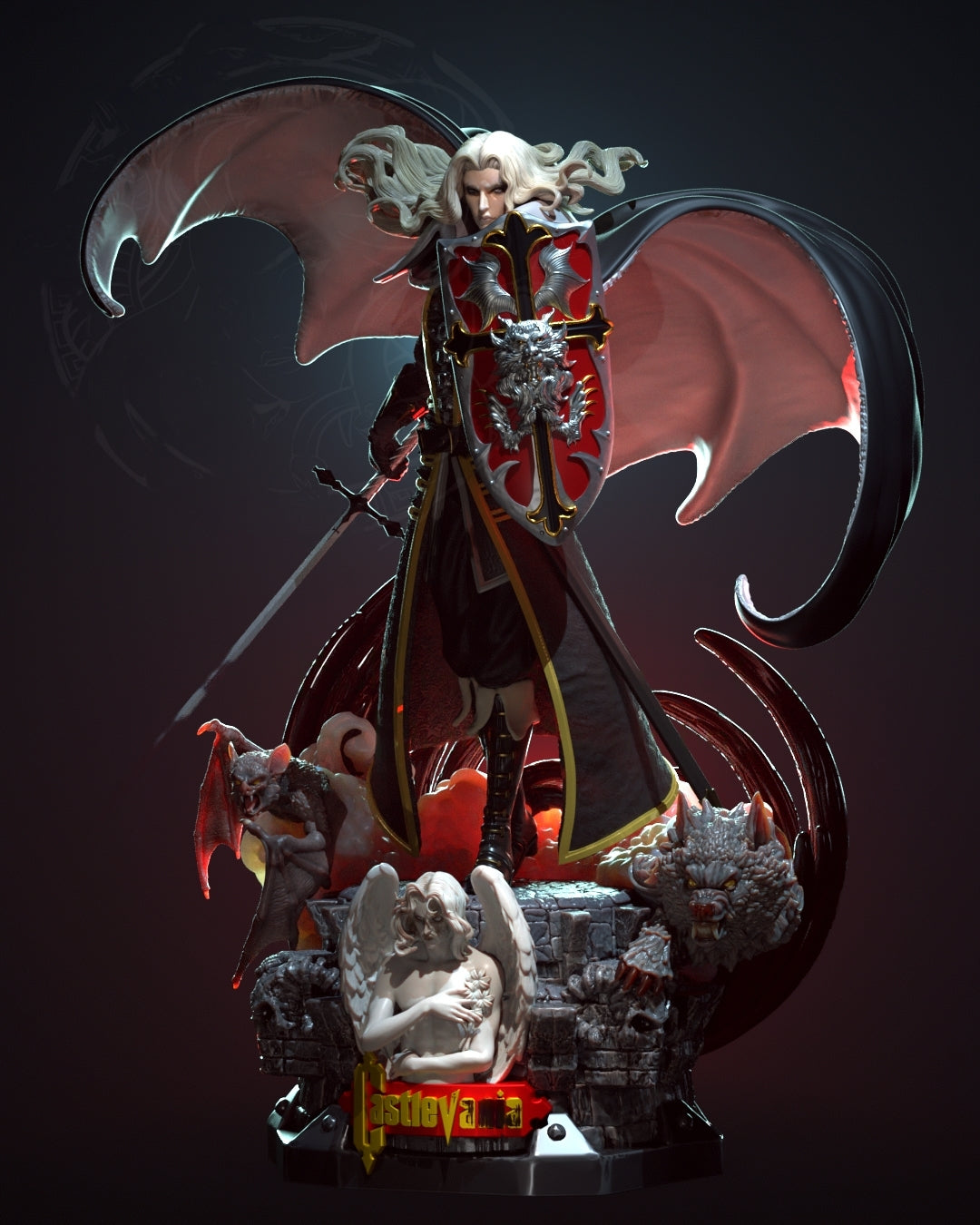1280 Alucard - Castlevania - STL 3D Print Files