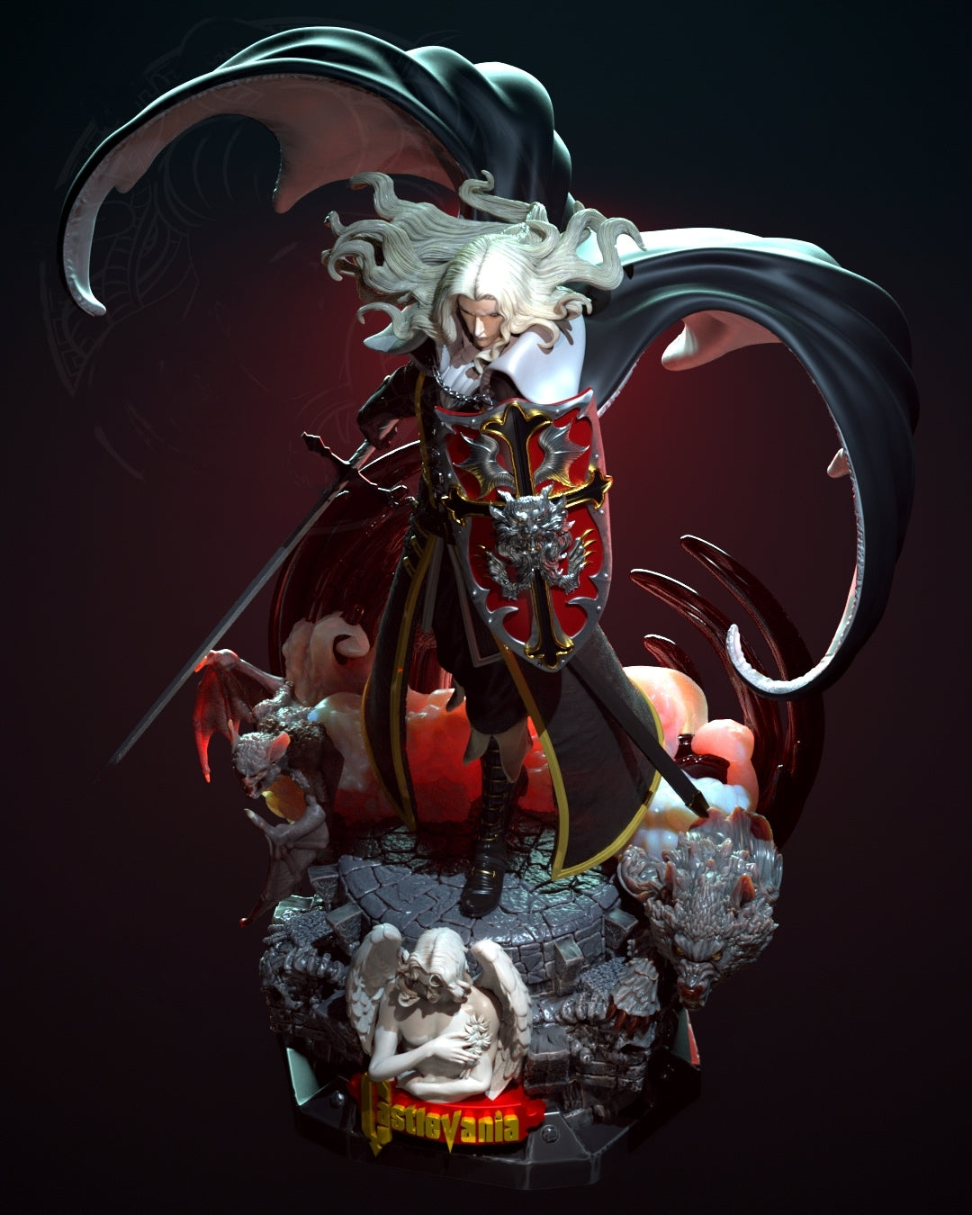 1280 Alucard - Castlevania - STL 3D Print Files