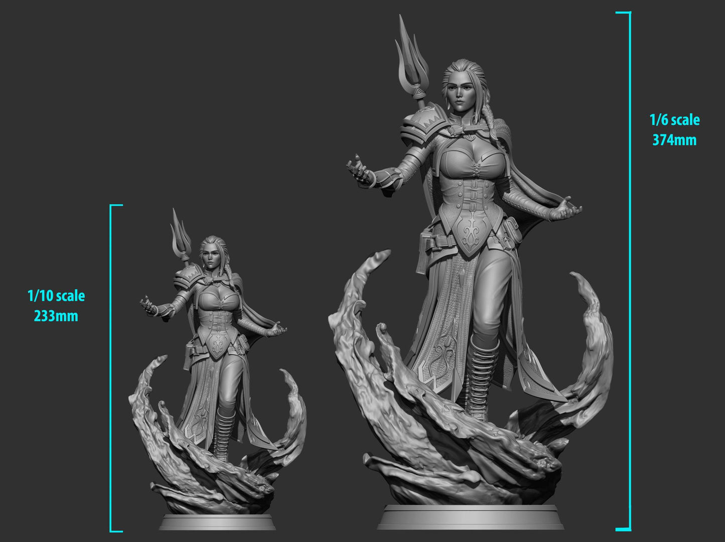 Jaina Proudmoore - World of Warcraft - STL 3D Print Files