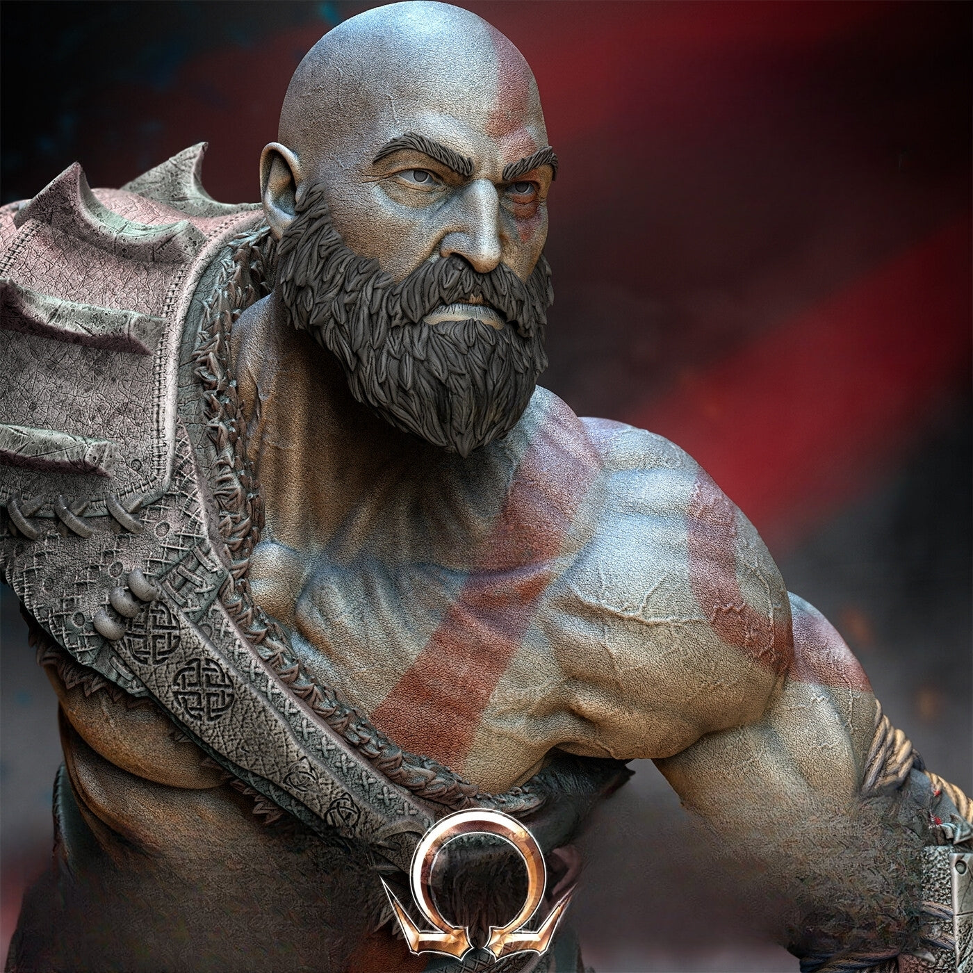 1251 Kratos - God Of War - STL 3D Print Files