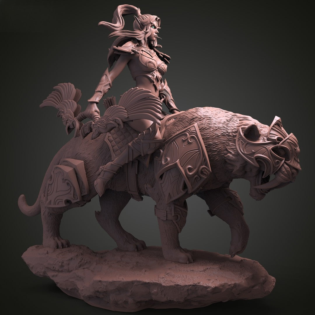 Tyrande and Ashalah - World of Warcraft - STL 3D Print Files