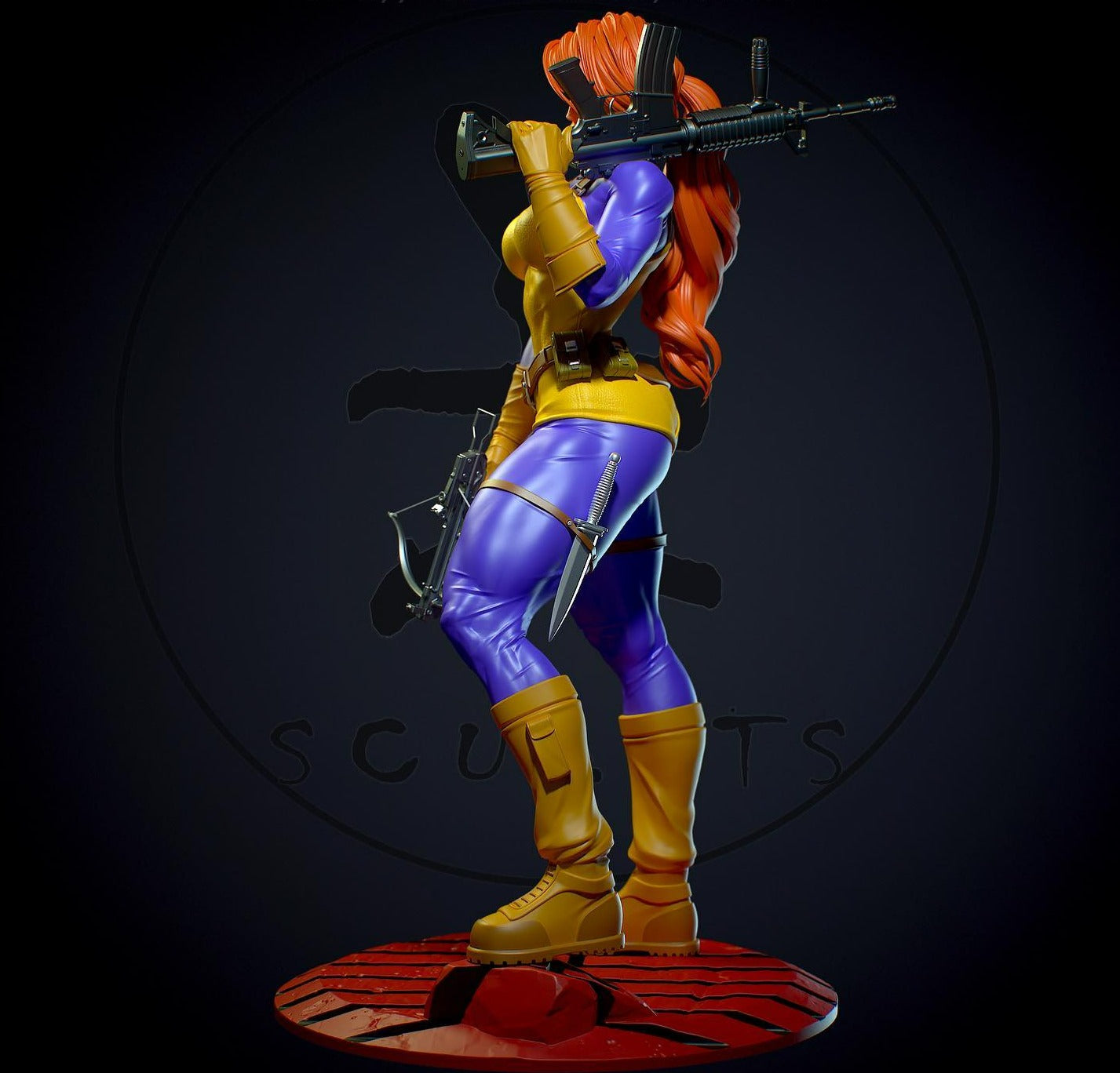 Scarlett NSFW - G.I. Joe - STL 3D Print Files