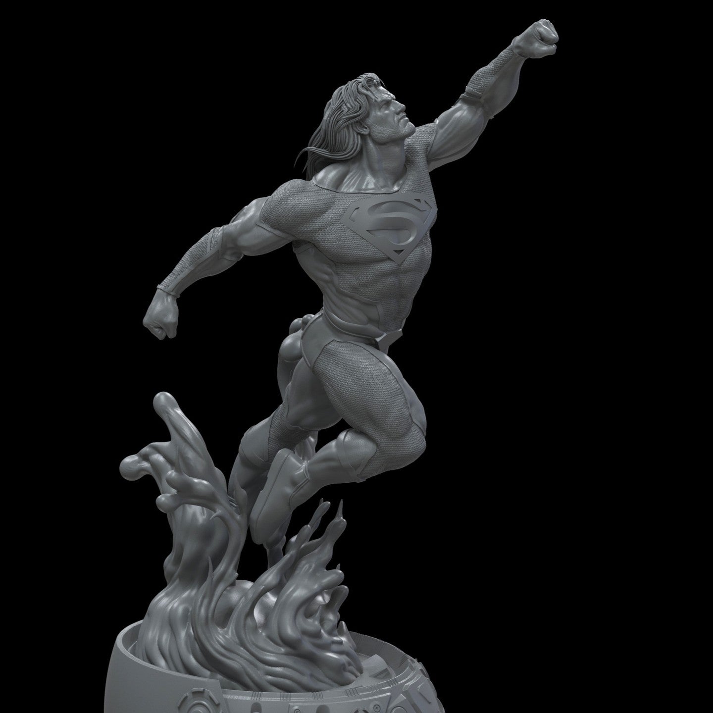 Superman Black Suit - DC Comics - STL 3D Print Files