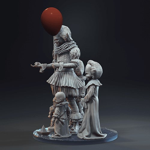 Pennywise Diorama - IT - STL 3D Print Files