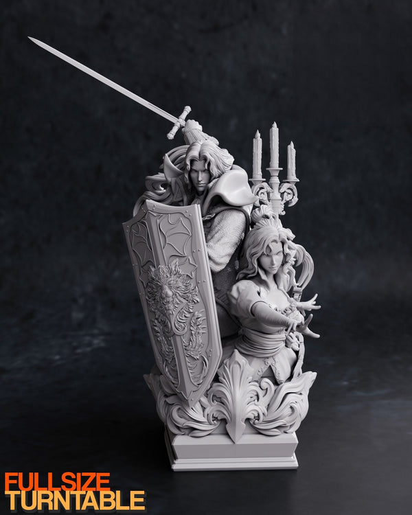 Alucard AND Maria Symphony of the Night STL 3D Print Files My Stl Alucard AND Maria Symphony of the Night STL 3D Print Files My Stl