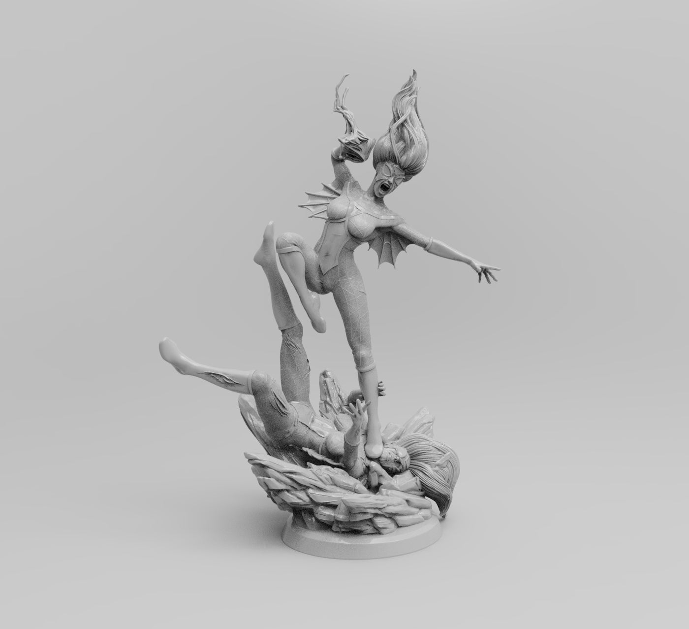 Spider Woman vs Skrull - Marvel Comics - STL 3D Print Files