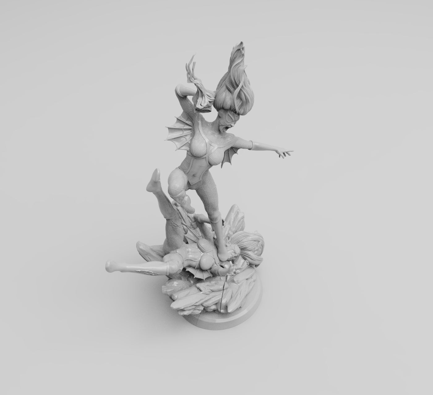 Spider Woman vs Skrull - Marvel Comics - STL 3D Print Files