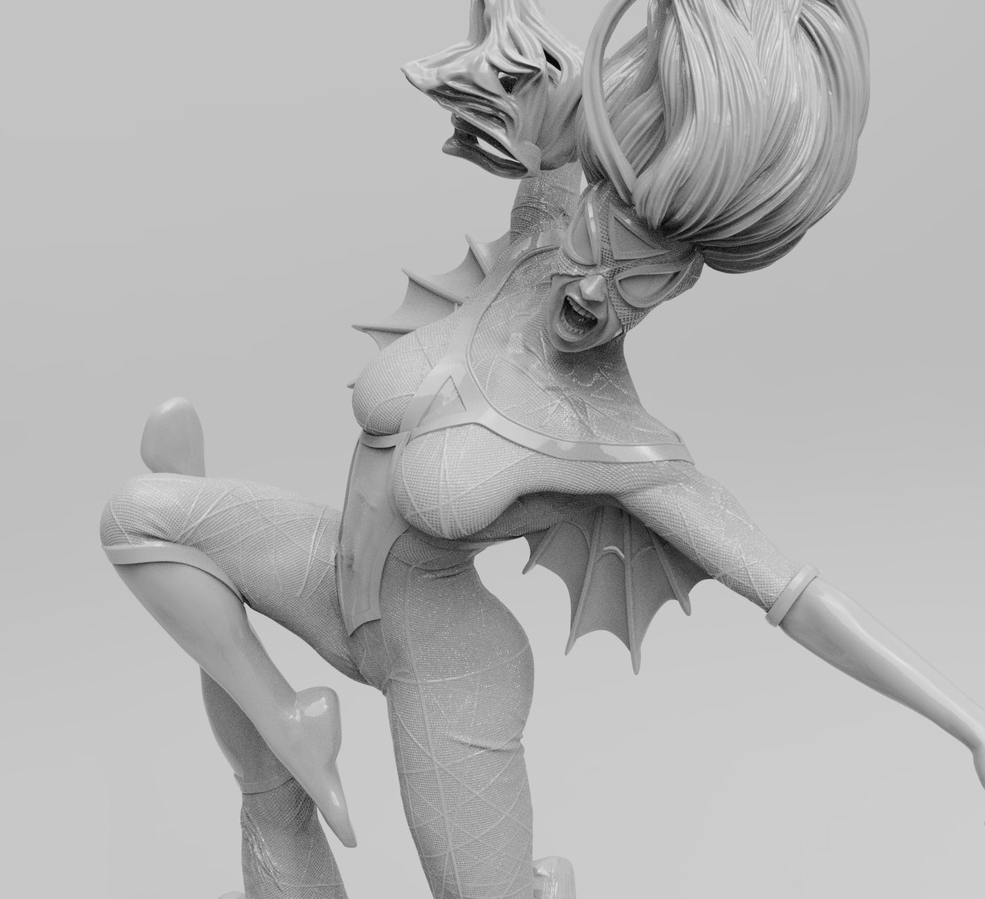 Spider Woman vs Skrull - Marvel Comics - STL 3D Print Files