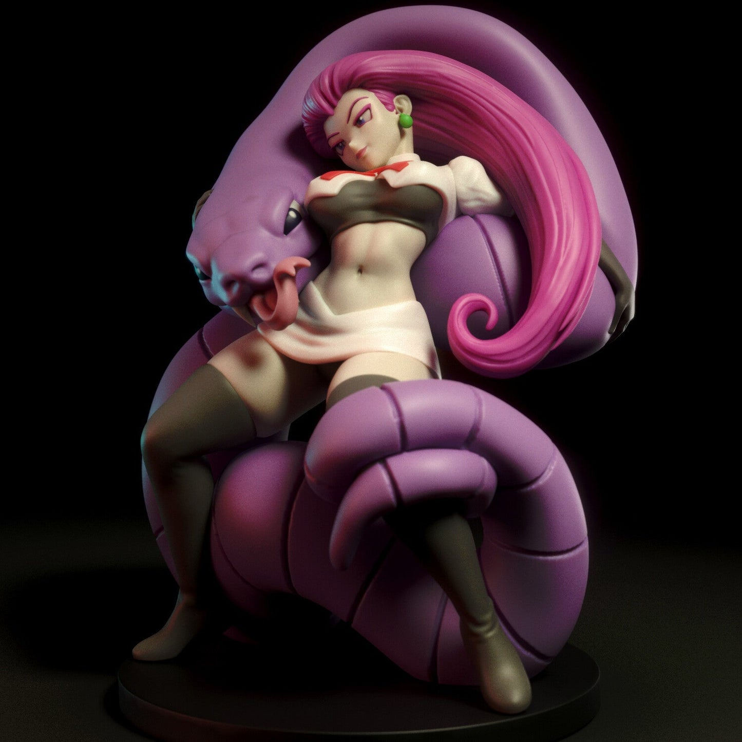 Jessie NSFW and Arbok - Pokemon - STL 3D Print Files