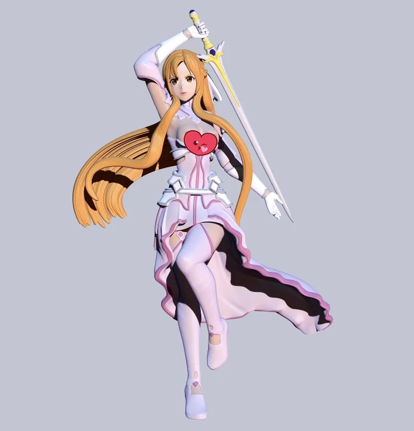 Yuuki Asuna NSFW - Sword Art Online  - STL 3D Print Files