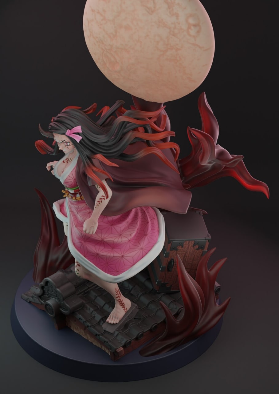 1281 Nezuko Kamado - Kimetsu no Yaiba - STL 3D Print Files