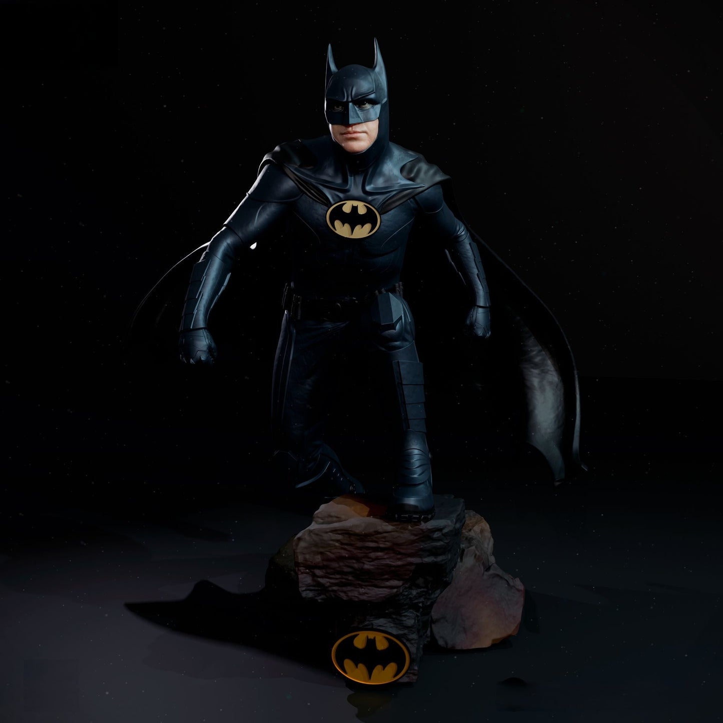 1445 Batman - Michael Keaton - STL 3D Print Files