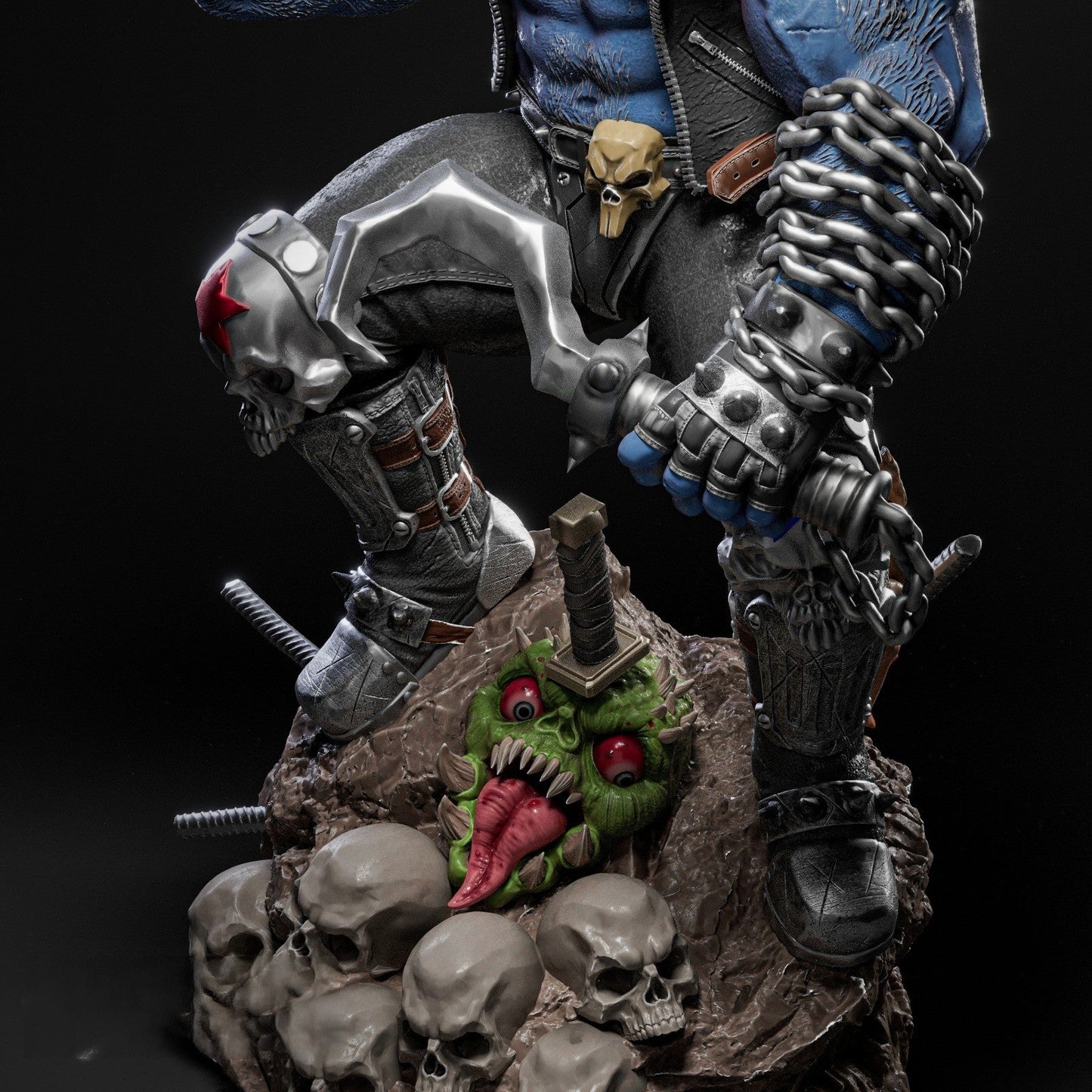 1528 Lobo - DC Comics - STL 3D Print Files