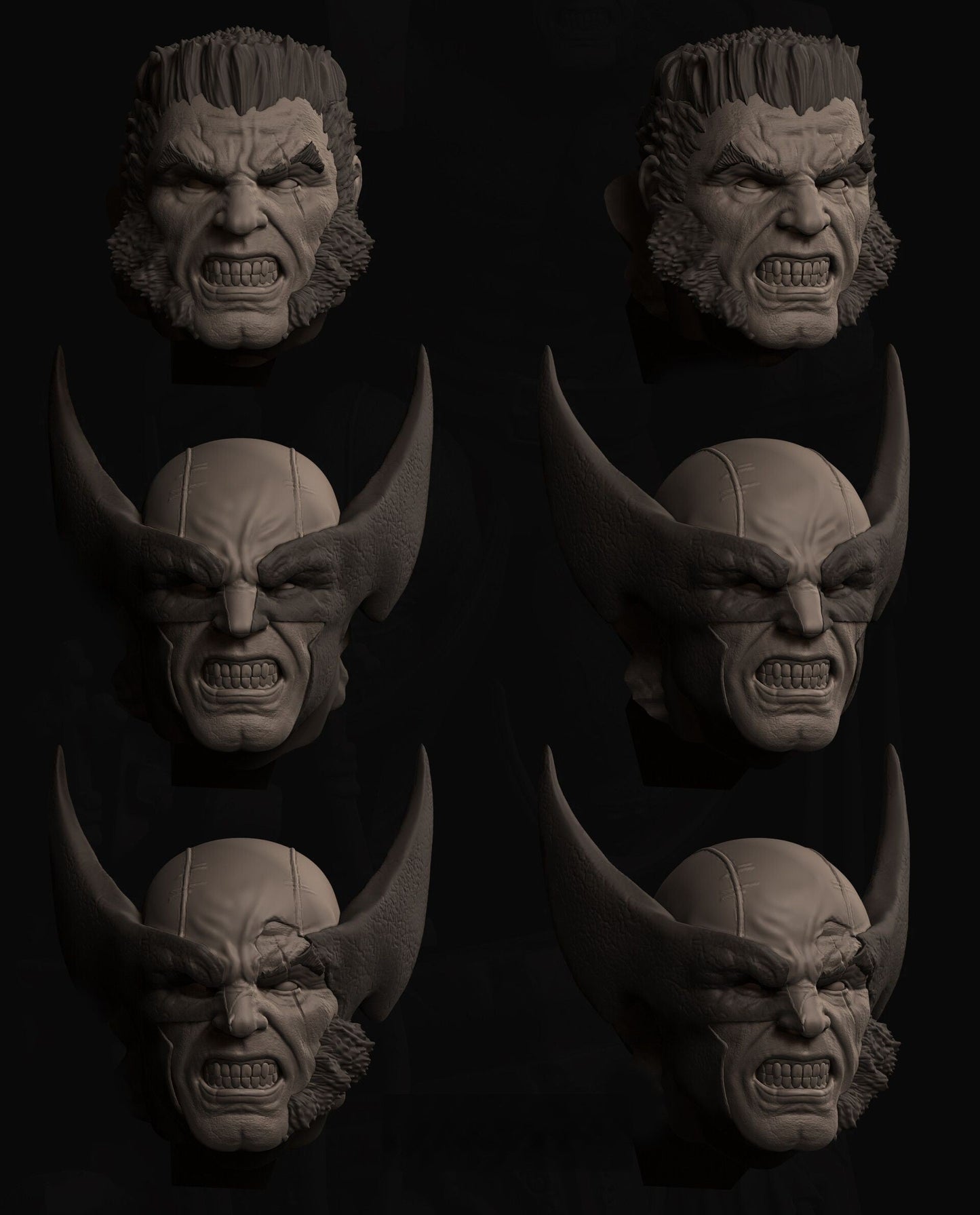 Old Wolverine - X-Men - STL 3D Print Files