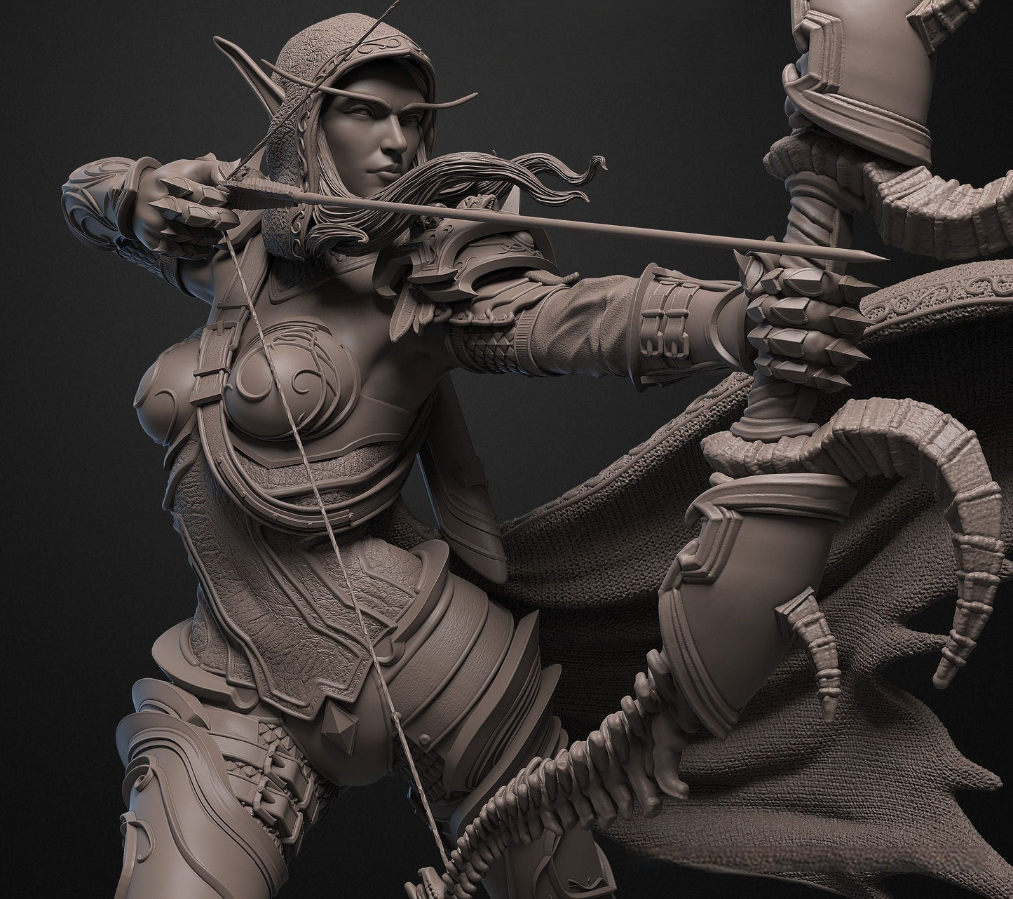 Sylvanas Windrunner - World of Warcraft - STL 3D Print Files