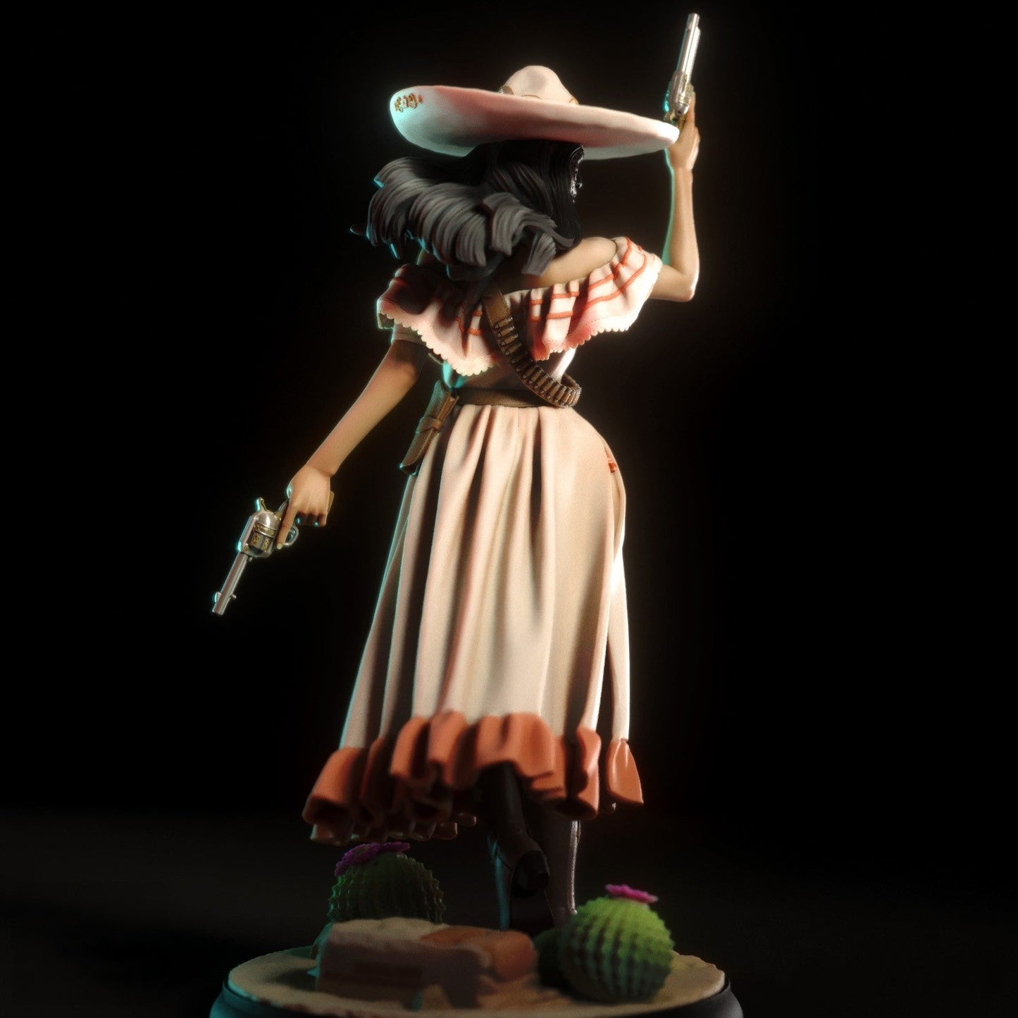 Daniela NSFW - Mexican Gunslinger - STL 3D Print Files