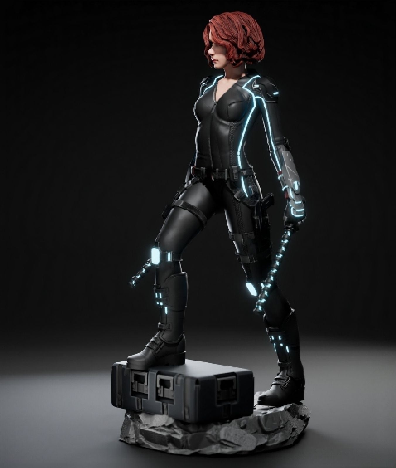 1293 Black Widow - MARVEL COMICS  - STL 3D Print Files