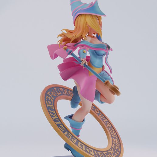 Dark Magician Girl - Yu-Gi-Oh! - STL 3D Print Files