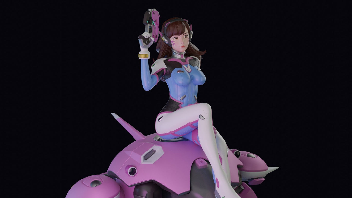 D.Va NSFW - Overwatch  - STL 3D Print Files