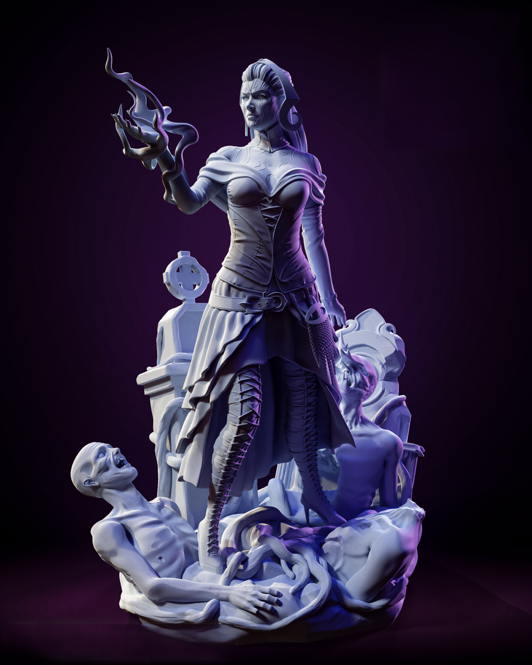 Liliana Vess - Magic: The Gathering - STL 3D Print Files