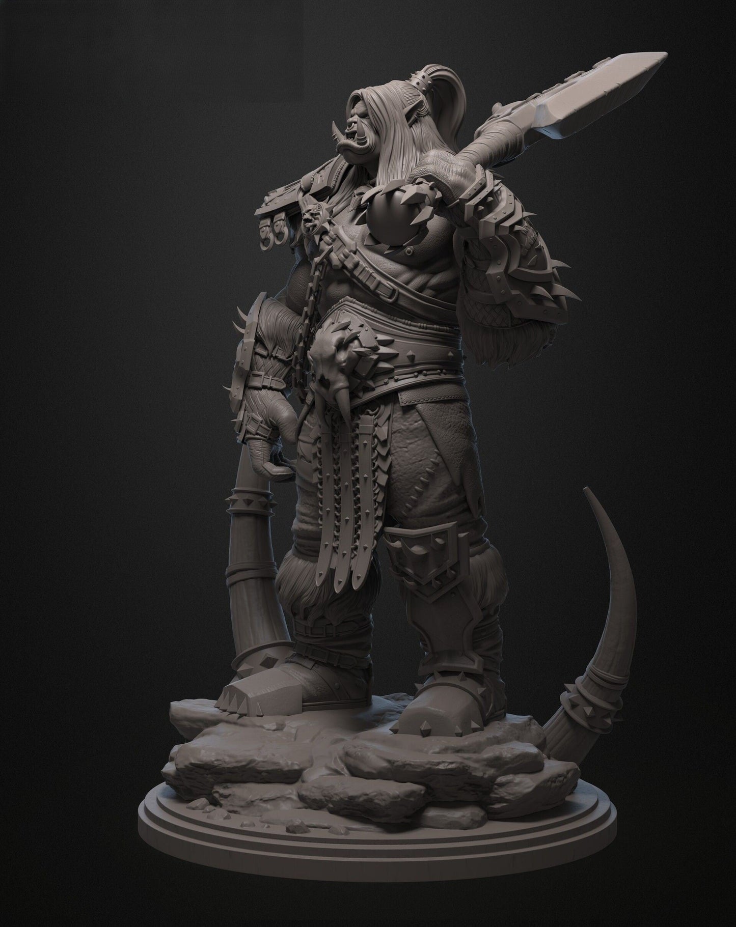 Grommash Hellscream - World of Warcraft - STL 3D Print Files